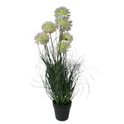 Artificial Potted Onion Grass 71cm