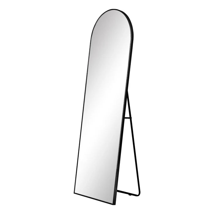 Ora Arch Mirror Free Standing Full Length 165cm Black