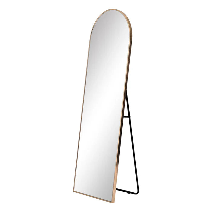 Ora Arch Mirror Free Standing Full Length 165cm Gold