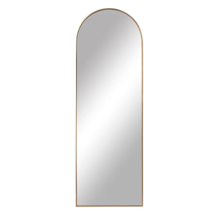 Ora Arch Mirror Free Standing Full Length 165cm Gold