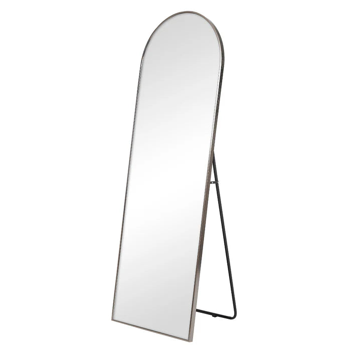 Ora Arch Mirror Free Standing Full Length 165cm Gunmetal