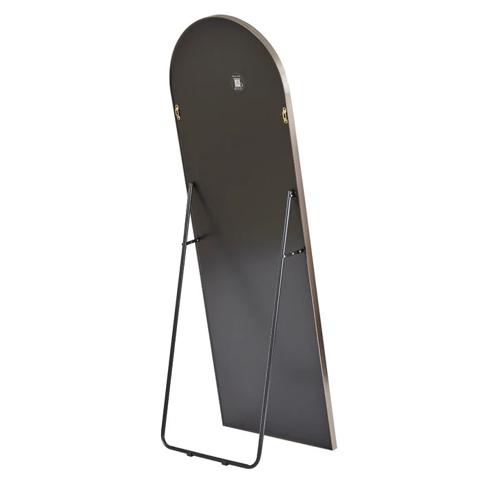 Ora Arch Mirror Free Standing Full Length 165cm Gunmetal