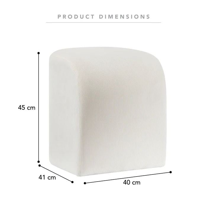 Neve Ottoman Cream
