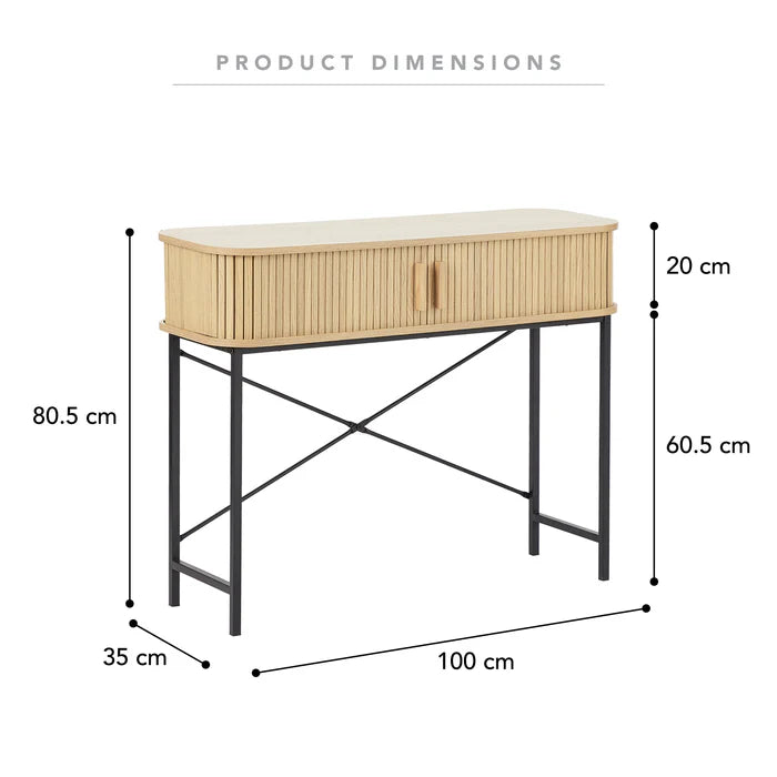 Piper Console Natural - 100cm