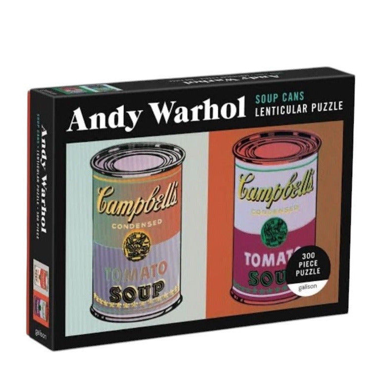 Andy Warhol Soup Cans Lenticular - 300 Piece Puzzle