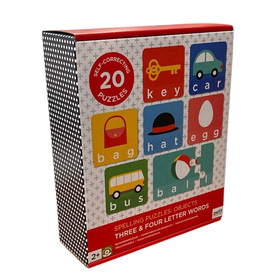 Spelling Puzzles: Objects Three and Four Letter Words
