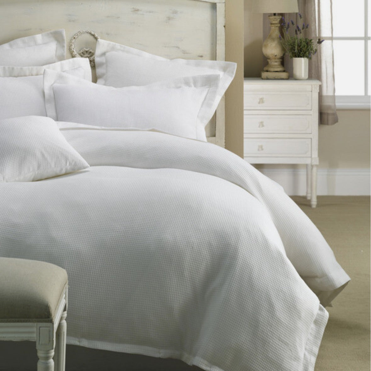 Waffle Queen Quilt Cover Set