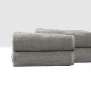 Renee Taylor Cobblestone 650 GSM Cotton Ribbed Towel - Platinum