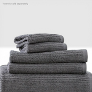 Renee Taylor Cobblestone 650 GSM Cotton Ribbed Face Towels - Granite