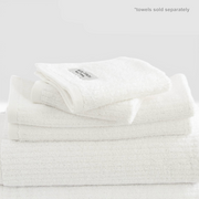 Renee Taylor Cobblestone 650 GSM Cotton Ribbed Hand Towels - White