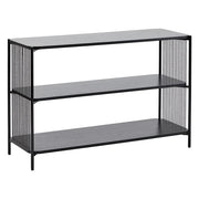 Sabrina Square Sideboard Black - 120cm