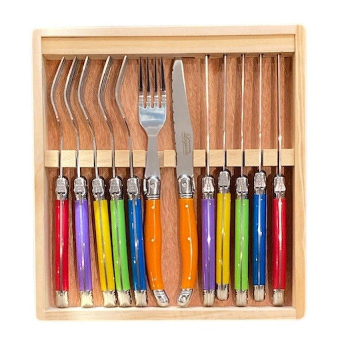 12 Piece Laguiloe Steak Knife Set