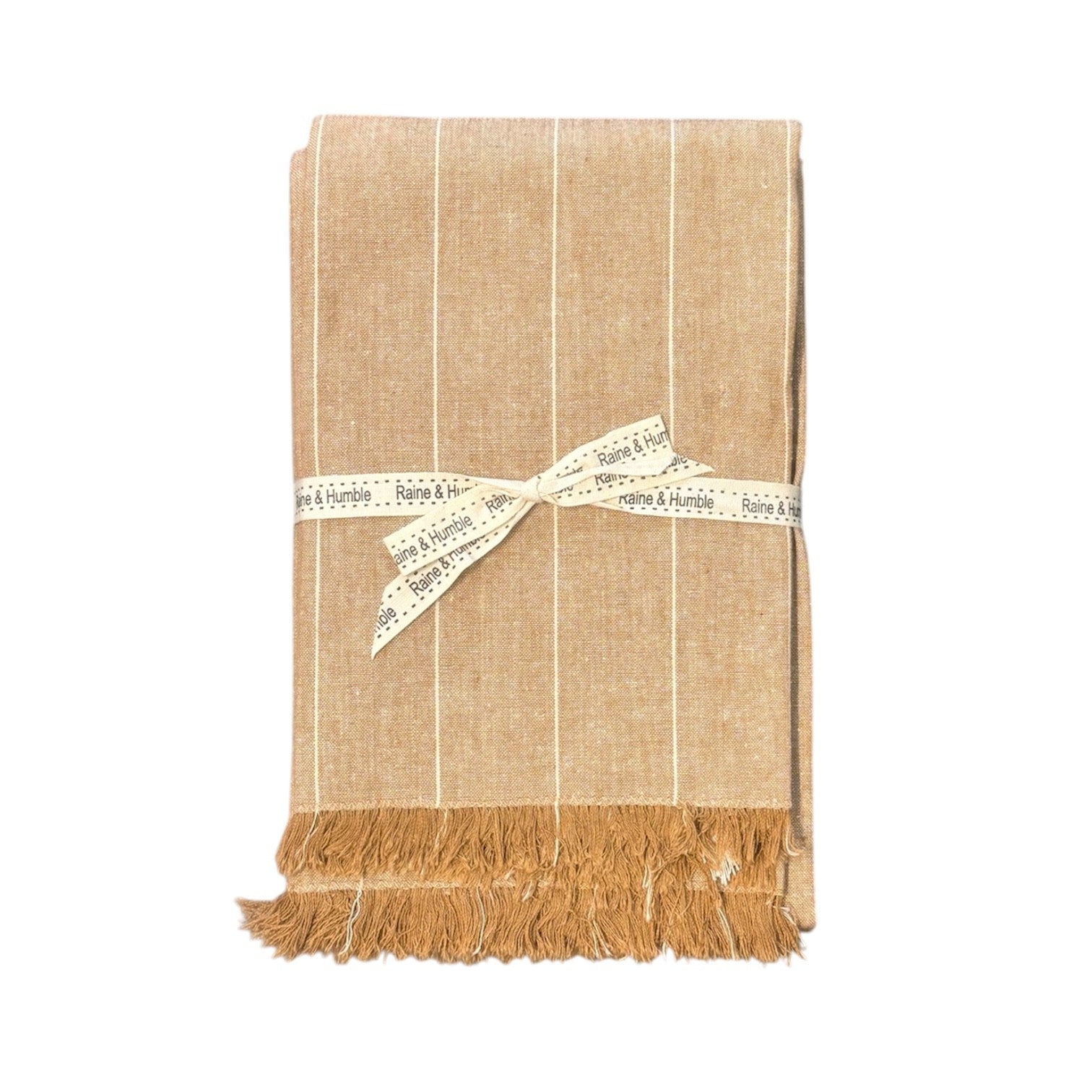 Raine & Humble Tablecloth Wild Stripe Honey