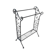 Madeline Free-Standing Towel Rail Black