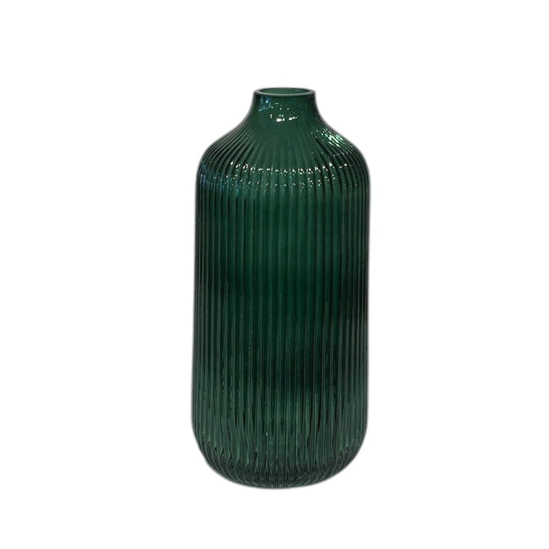 Glass Vase Emerald Green