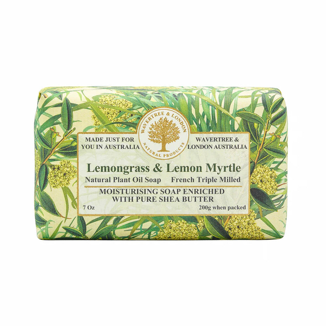 Wavertree and London Lemongrass and Lemon Myrtle Soap 200g