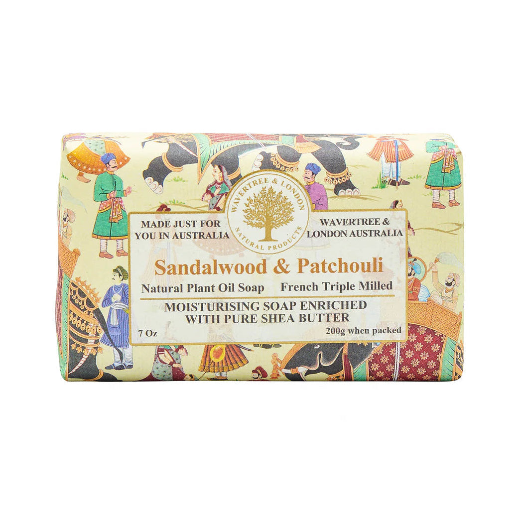 Wavertree and London Sandalwood and Patchoulli Soap 200g